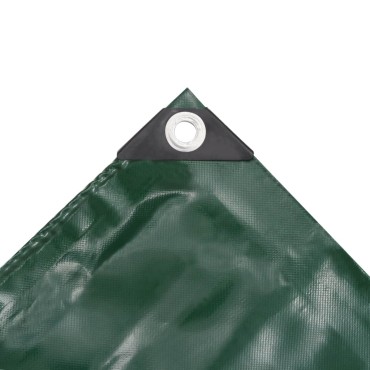 vidaXL Μουσαμάς 650 γρ./μ.² Πράσινος 4 x 5 μ.