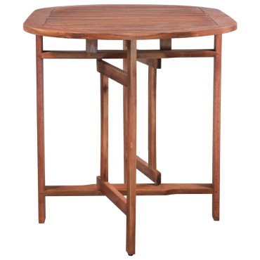 vidaXL Τραπέζι Κήπου  120x70x74cm από Μασίφ Ξύλο Ακακίας 1 τεμ.