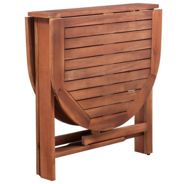 vidaXL Τραπέζι Κήπου  120x70x74cm από Μασίφ Ξύλο Ακακίας 1 τεμ.