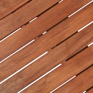 vidaXL Τραπέζι Κήπου  120x70x74cm από Μασίφ Ξύλο Ακακίας 1 τεμ.