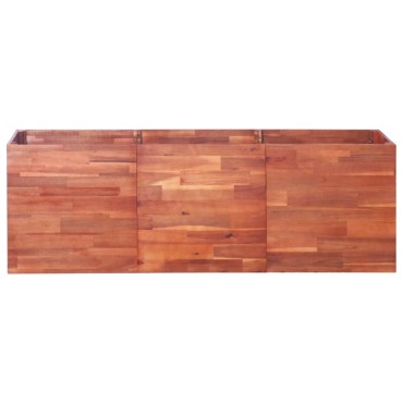 vidaXL Ζαρντινιέρα Υπερυψωμένη 150 x 50 x 50 εκ. από Ξύλο Ακακίας