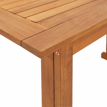 vidaXL Τραπέζι Bistro 90x50x75cm από Μασίφ Ξύλο Ακακίας 1 τεμ.