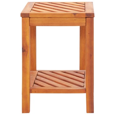 vidaXL Τραπεζάκι Βοηθητικό 45x33x45cm από Μασίφ Ξύλο Ακακίας 1 τεμ.