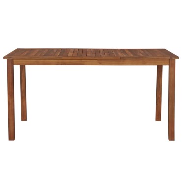 vidaXL Τραπέζι Κήπου 150x90x74cm από Μασίφ Ξύλο Ακακίας 1 τεμ.