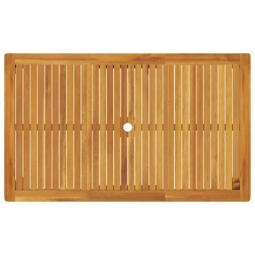 vidaXL Τραπέζι Κήπου 150x90x74cm από Μασίφ Ξύλο Ακακίας 1 τεμ.