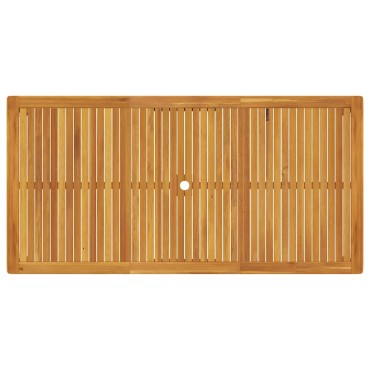 vidaXL Τραπέζι Κήπου 200x100x74cm από Μασίφ Ξύλο Ακακίας 1 τεμ.