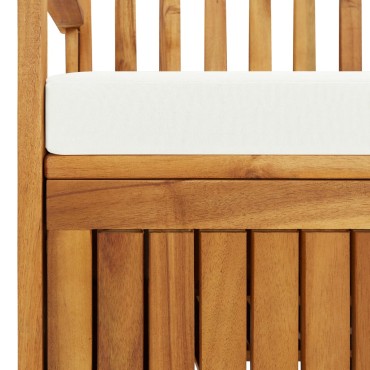 vidaXL Παγκάκι Κήπου με Αποθηκευτικό Χώρο 120x63x84cm Ξύλο Ακακίας 1 τεμ.