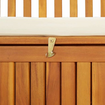 vidaXL Παγκάκι Κήπου με Αποθηκευτικό Χώρο 120x63x84cm Ξύλο Ακακίας 1 τεμ.