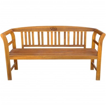 vidaXL Παγκάκι Κήπου από Μασίφ Ξύλο Ακακίας 157x45x82,5cm 1 τεμ.