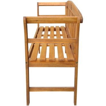 vidaXL Παγκάκι Κήπου από Μασίφ Ξύλο Ακακίας 157x45x82,5cm 1 τεμ.