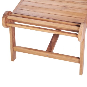 vidaXL Τραπεζάκι Σαλονιού 100x50x45cm από Μασίφ Ξύλο Teak 1 τεμ.