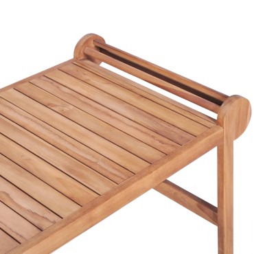vidaXL Τραπεζάκι Σαλονιού 100x50x45cm από Μασίφ Ξύλο Teak 1 τεμ.