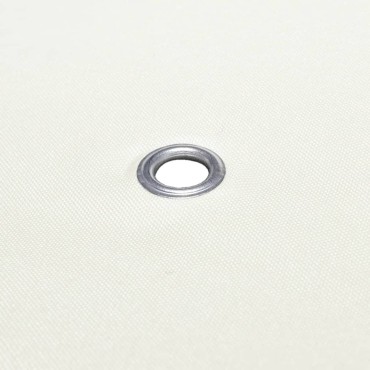 vidaXL Κάλυμμα για Κιόσκι Λευκό Κρεμ 3 x 3 μ. 310 γρ./μ²