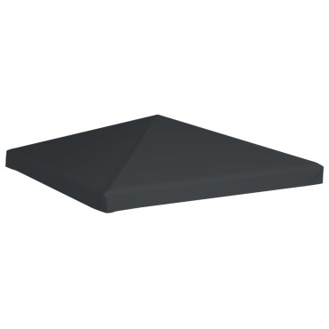 vidaXL Κάλυμμα για Κιόσκι Γκρι 3 x 3 μ. 310 γρ./μ²
