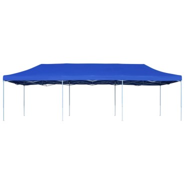 vidaXL Τέντα Εκδηλώσεων Πτυσσόμενη Pop-Up Μπλε 3 x 9 μ.