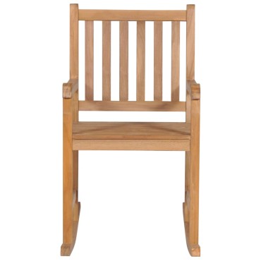 vidaXL Καρέκλα Κουνιστή από Μασίφ Ξύλο Teak 58x92,5x106cm 1 τεμ.