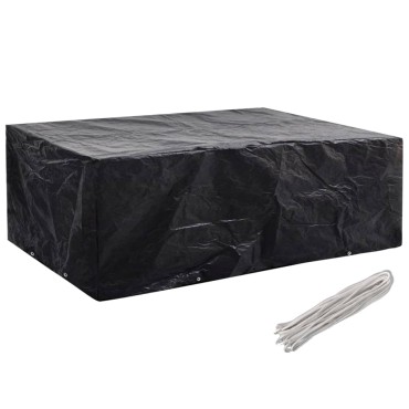 vidaXL Κάλυμμα Επίπλων Κήπου με 8 Κρίκους 242x162x100cm 1 τεμ.