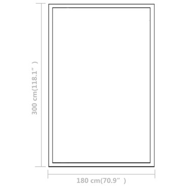 vidaXL Θερμοκήπιο 302 x 190 x 195 εκ. 11,19 μ³ Αλουμινίου