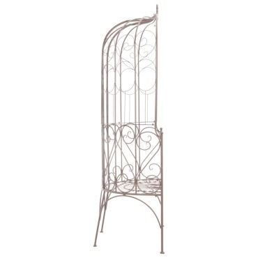 vidaXL Παγκάκι Κήπου Αντικέ Καφέ Σιδερένιο 95x54x200cm 1 τεμ.