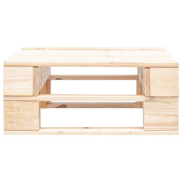 vidaXL Κάθισμα Κήπου από Παλέτες Ξύλινο 60x60x25cm 1 τεμ.