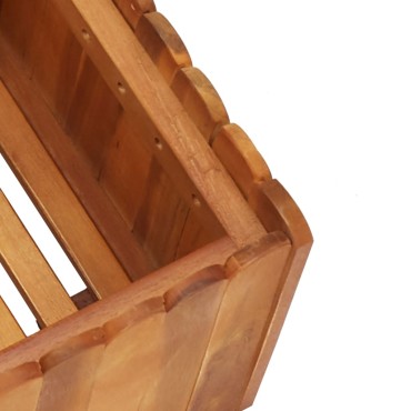 vidaXL Ζαρντινιέρα Υπερυψωμένη 50 x 30 x 25 εκ. από Μασίφ Ξύλο Ακακίας