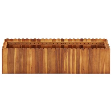 vidaXL Ζαρντινιέρα Υπερυψωμένη 100 x 30 x 25 εκ. Μασίφ Ξύλο Ακακίας