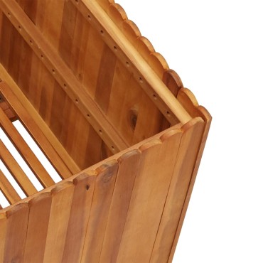 vidaXL Ζαρντινιέρα Υπερυψωμένη 100 x 100 x 50 εκ. Μασίφ Ξύλο Ακακίας