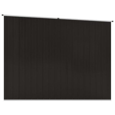 vidaXL Αποθήκη Κήπου Καφέ 195 x 198 x 159 εκ. από Γαλβανισμένο Ατσάλι