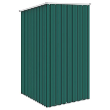 vidaXL Αποθήκη Κήπου Πράσινη 87 x 98 x 159 εκ. από Γαλβανισμένο Ατσάλι