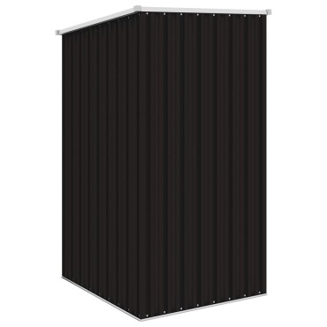 vidaXL Αποθήκη Κήπου Καφέ 87 x 98 x 159 εκ. από Γαλβανισμένο Ατσάλι