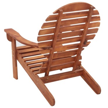 vidaXL Καρέκλα Adirondack από Μασίφ Ξύλο Ακακίας 69x96x89cm 1 τεμ.