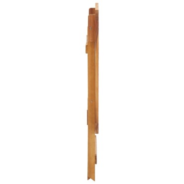 vidaXL Τραπέζι Κήπου Πτυσσόμενο 70x70x75cm Μασίφ Ξύλο Ακακίας 1 τεμ.