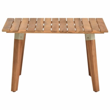 vidaXL Τραπεζάκι Σαλονιού Κήπου 60x60x36cm Μασίφ Ξύλο Ακακίας 1 τεμ.