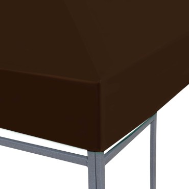 vidaXL Κάλυμμα για Κιόσκι Καφέ 3 x 4 μ. 310 γρ./μ²