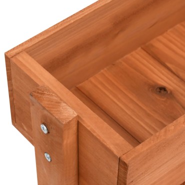 vidaXL Γλάστρα/Βάση για Λουλούδια 52 x 30 x 78 εκ. από Ξύλο Ελάτης
