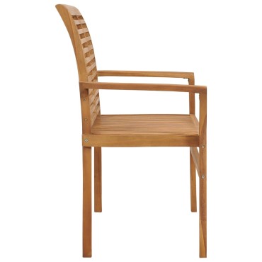 vidaXL Παγκάκι Κήπου από Μασίφ Ξύλο Teak 112x55x94cm 1 τεμ.