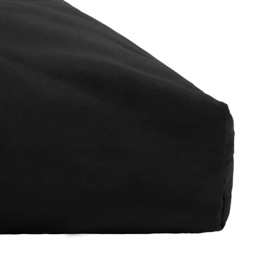 vidaXL Μαξιλάρι Παλέτας Μαύρο 120x80x12cm Υφασμάτινο