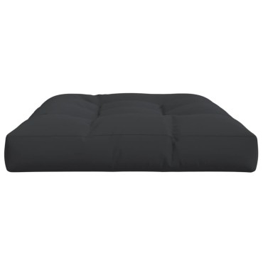 vidaXL Μαξιλάρι Παλέτας Μαύρο 120x80x12cm Υφασμάτινο