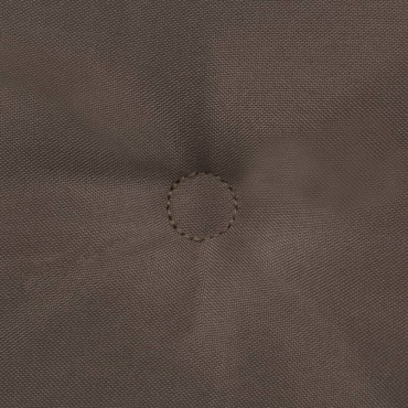 vidaXL Μαξιλάρια Καρέκλας Κήπου με Πλάτη 4 τεμ. Taupe 120x50x3cm