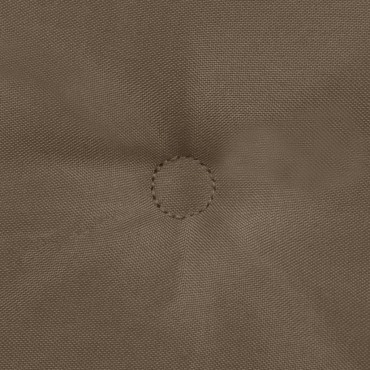 vidaXL Μαξιλάρια Καρέκλας Κήπου με Πλάτη 4 τεμ. Taupe 100x50x3cm