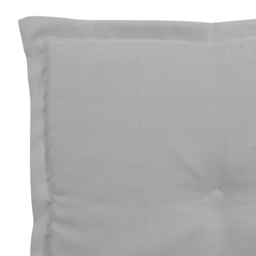 vidaXL Μαξιλάρια Καρέκλας Κήπου 4 τεμ. Γκρι 40x40x4cm Υφασμάτινα