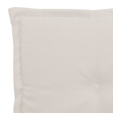 vidaXL Μαξιλάρια Καρέκλας Κήπου 4 τεμ. Κρεμ 40x40x4cm Ύφασμα Oxford