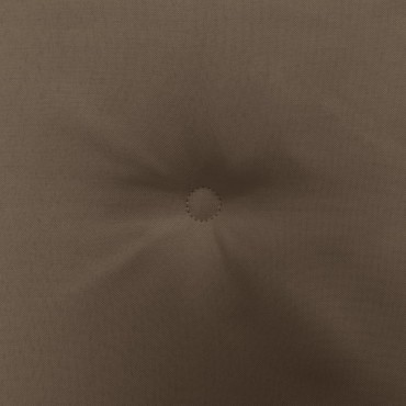 vidaXL Μαξιλάρια Καρέκλας Κήπου 4 τεμ. Taupe 40x40x4cm Υφασμάτινα