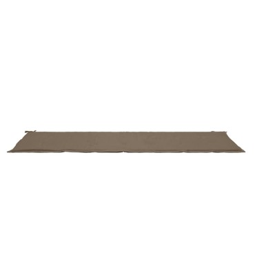 vidaXL Μαξιλάρι Πάγκου Κήπου Taupe 200x50x4cm Ύφασμα Oxford