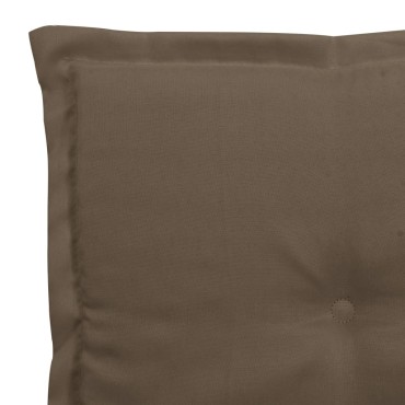 vidaXL Μαξιλάρι Πάγκου Κήπου Taupe 200x50x4cm Ύφασμα Oxford
