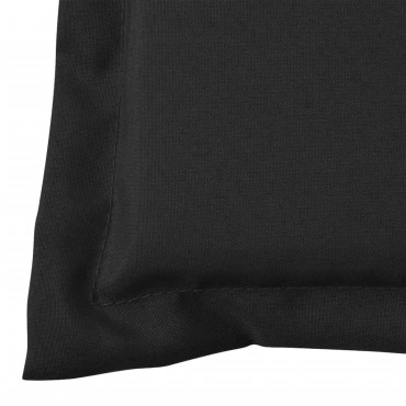 vidaXL Μαξιλάρι Πάγκου Κήπου Μαύρο 100x50x4cm Ύφασμα Oxford