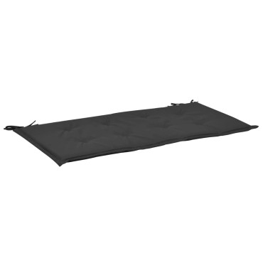 vidaXL Μαξιλάρι Πάγκου Κήπου Μαύρο 120x50x4cm Ύφασμα Oxford