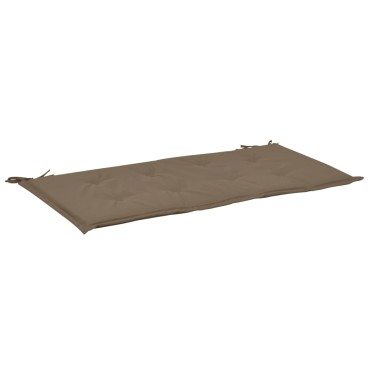 vidaXL Μαξιλάρι Πάγκου Κήπου Taupe 100x50x4cm Ύφασμα Oxford