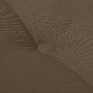 vidaXL Μαξιλάρι Πάγκου Κήπου Taupe 100x50x4cm Ύφασμα Oxford
