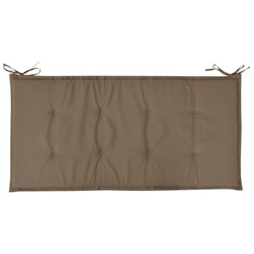 vidaXL Μαξιλάρι Πάγκου Κήπου Taupe 100x50x4cm Ύφασμα Oxford